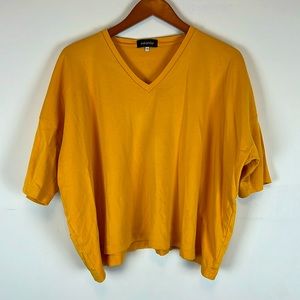 Eskandar Pima cotton v neck